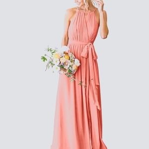 Coral Bridesmaid dress